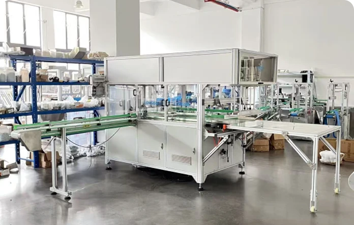 Automatic plastic empty bottle bagging packing machine by LONGSN